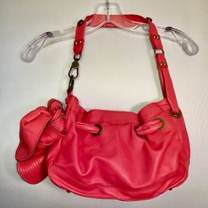 BCBGMaxAzria Hobo Handbag Purse Pre-owned Red